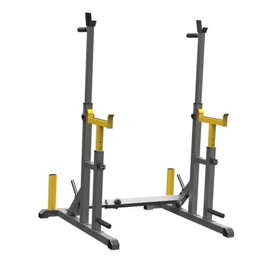 Adjustable Squat Rack,Multi-Function Barbell Rack for Weight Load 690LBS