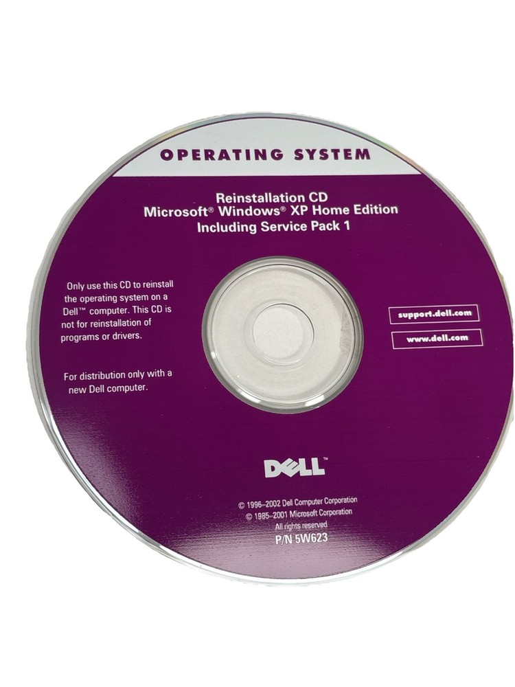 Dell Drivers & Applications CD Set For Windows XP Operating System