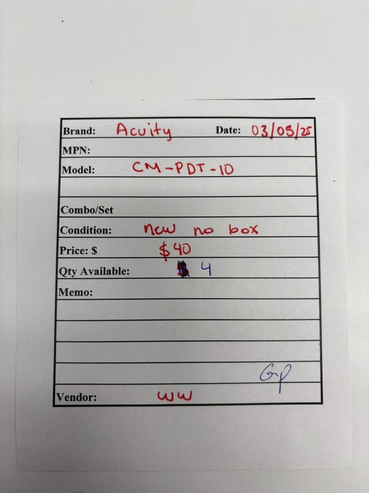 Acuity CM-PDT-10 Sensor Switch Occupancy Sensor No Box