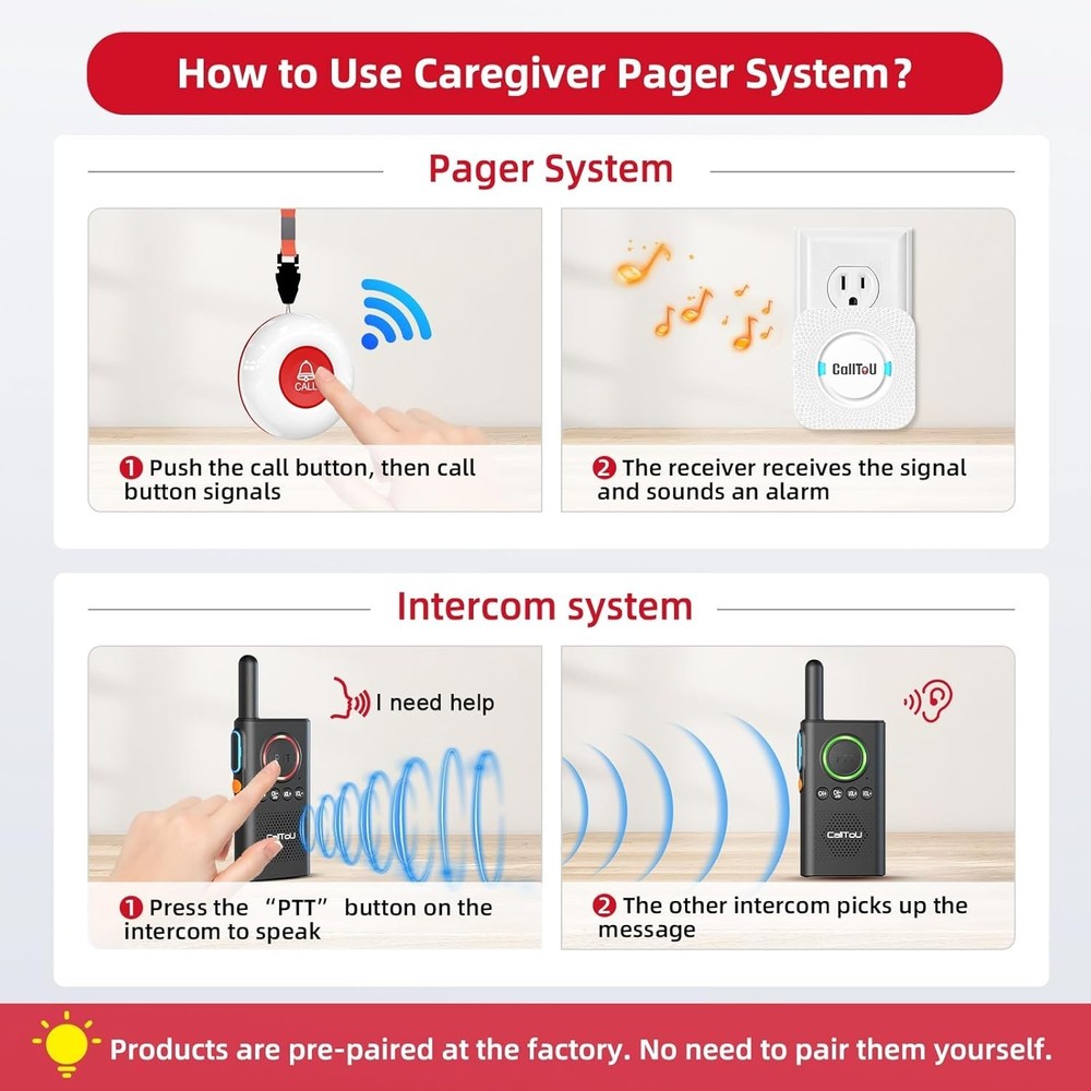 Wireless Caregiver Pager System