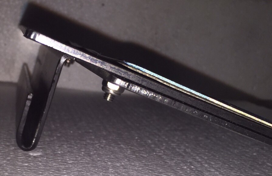 HUMVEE FRONT LICENSE PLATE BRACKET FRAME + HARDWARE - NO DRILL TO INSTALL - M998