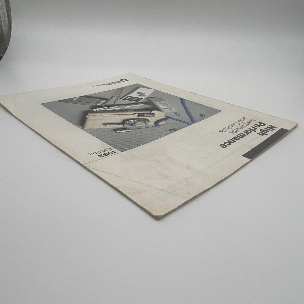Controls International High Performance Instruments And Controls 1992 Catalog