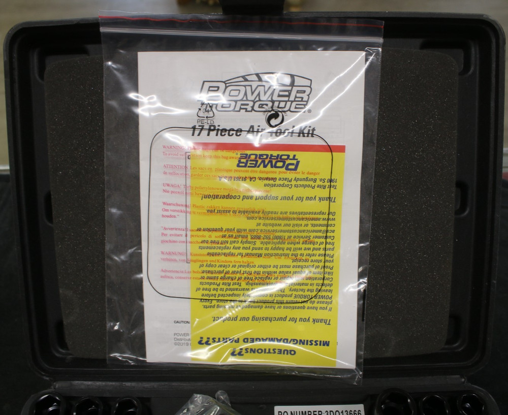 Power Torque 17 Piece Air Impact Tool Kit