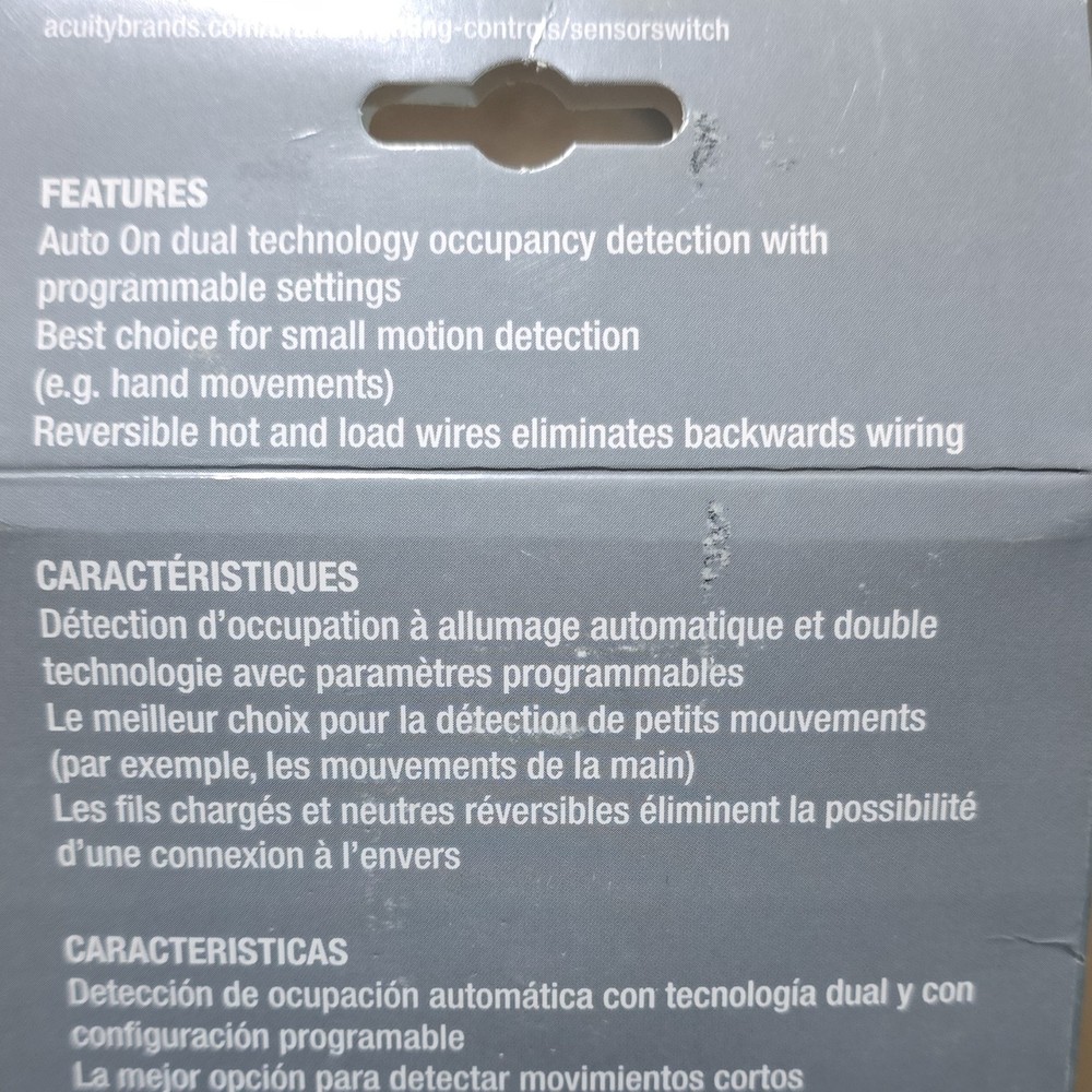 Sensor Switch CMR PDT 9 Passive Infrared Dual Technology PIR/Microphonics Sensor