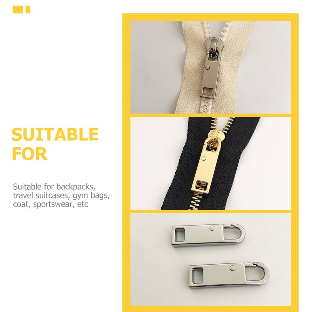 4Pcs Professional Zipper Pulls Household Zipper Tabs Replaceable Zipper Repair