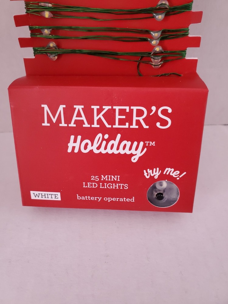 Maker's Holiday 25 mini LED lights - 9 ft.
