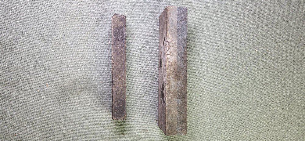 Vintage Sharpening Stone Lot Dual Sided Whetstone & Small Tool Stone