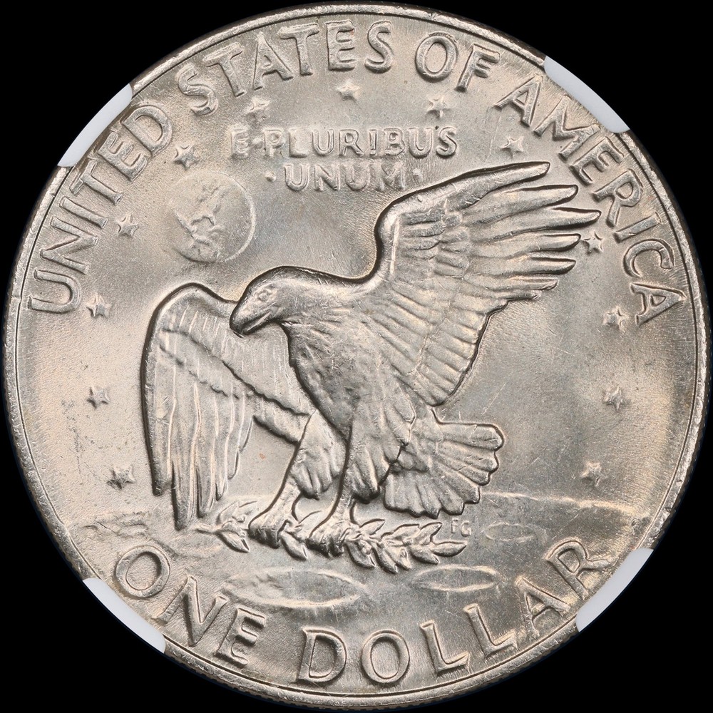 1978 Ike Eisenhower Clad Dollar $1 NGC MS67