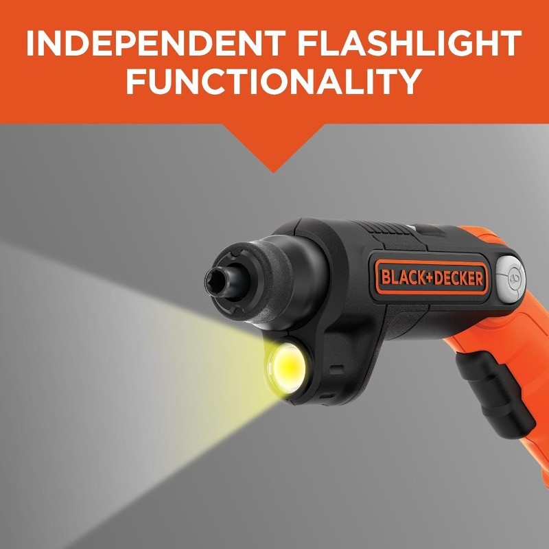 BLACK+DECKER BDCSFL20C 4V MAX Cordless Screwdriver LED