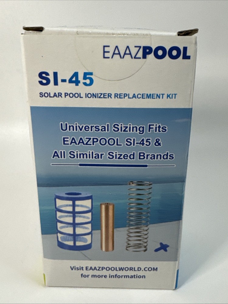 Universal Solar Pool Ionizer SI-45 Replacement Copper Anode & Basket Kit