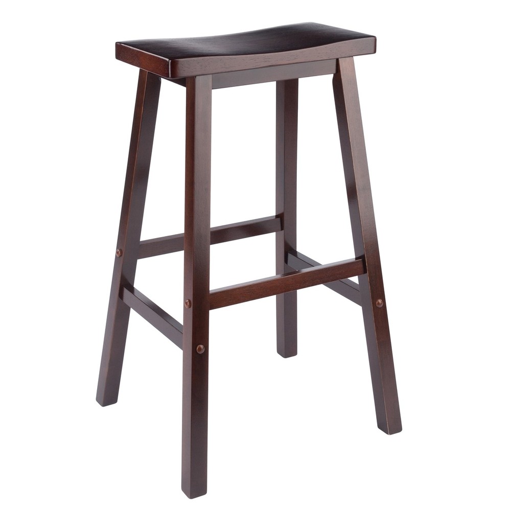 Satori Seat Bar Stool, 29", Walnut