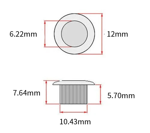 Gold Tuner Bushings Post For Guitars