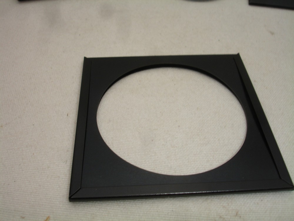 Two Kodak Gelatin Filter Frame Holder - 3in. Square + adapter