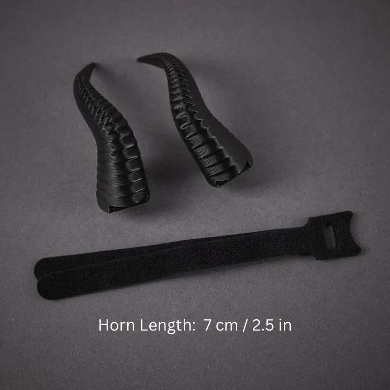 Gothic Demon Headset Horns | Gaming Headset Horns