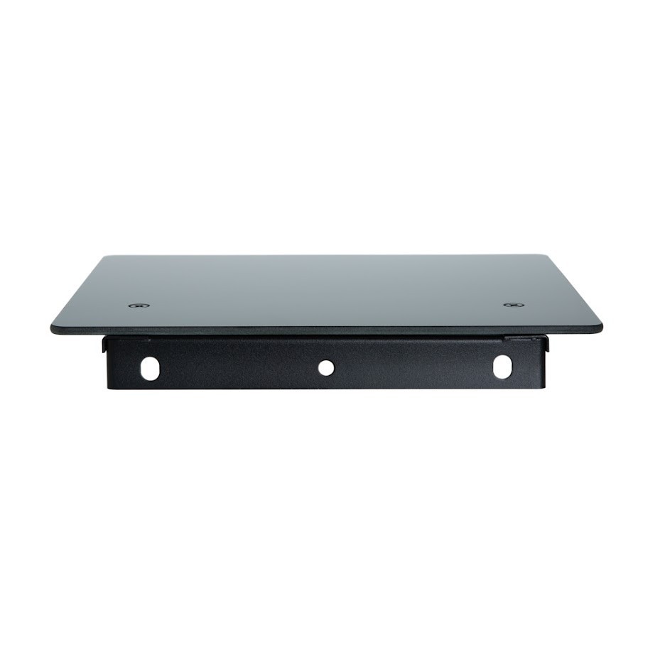 Single Glass Shelf Under TV Wall Mount Bracket Component Cable Box DVR DVD