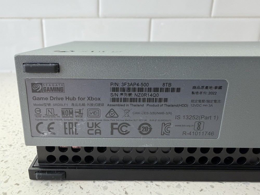 Seagate Game Drive Hub Xbox 8TB External Hard Drive USB LED Light Tested