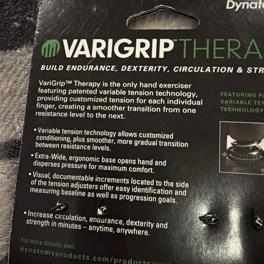 VariGrip VGL Therapy Adjustable Tension Hand Exerciser