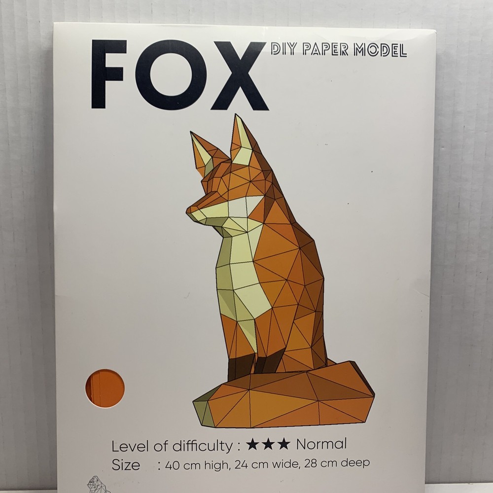 3D Papercraft Model-Fox -FOXTOR