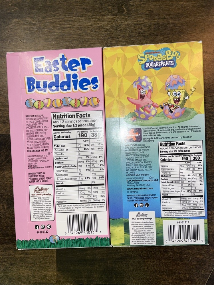 Palmer Chocolate SpongeBob And Bunny
