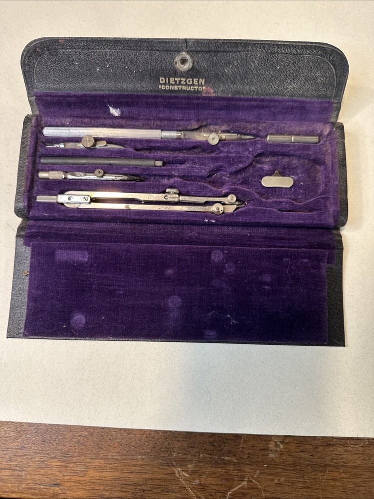 Dietzgen Constructo 1093 Drafting Set with Case