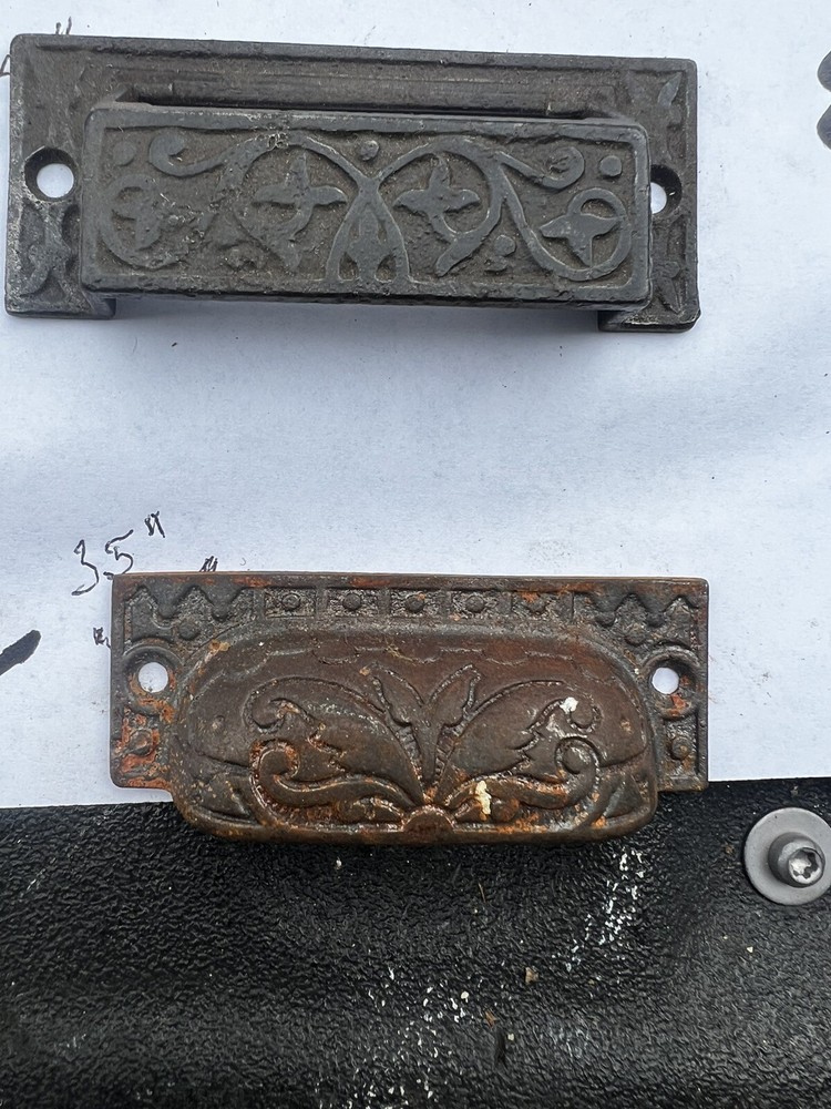 authentic era VICTORIAN cabinet pull hardware - selling choice - 6 options