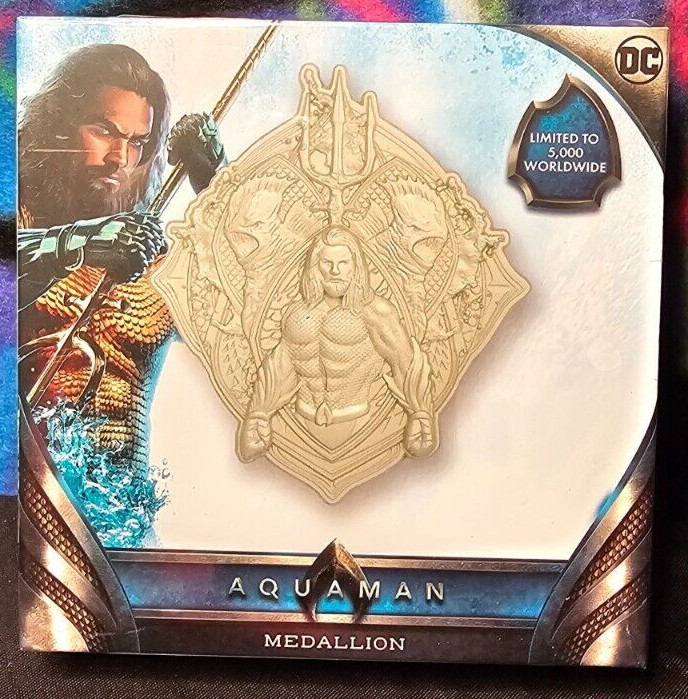 DC Aquaman Limited Edition Medallion (Only 5,000 Made)