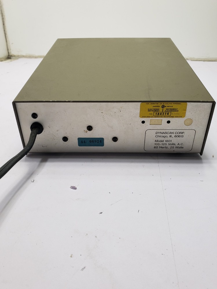 BK Precision Dynascan Model #1801 Frequency Counter Powers Up Pre Owned
