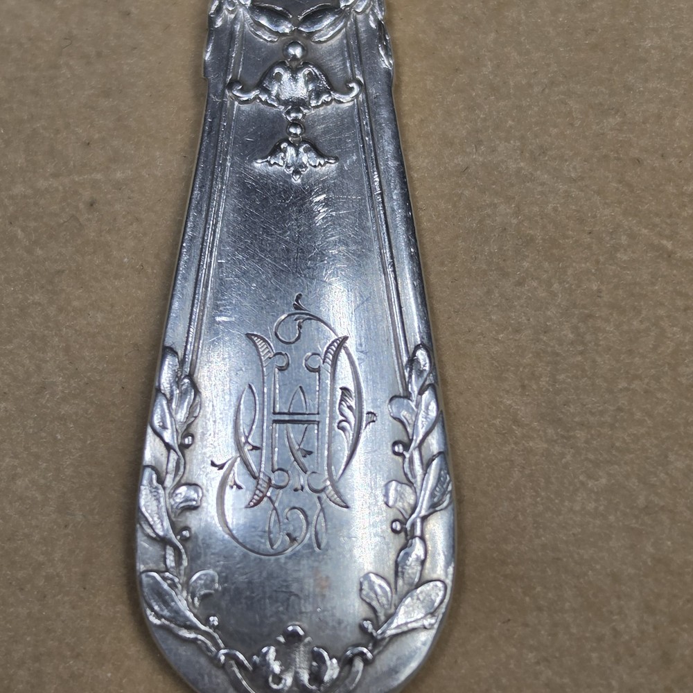 Solid Silver Ice Cream Spoons, Wolfers Brothers