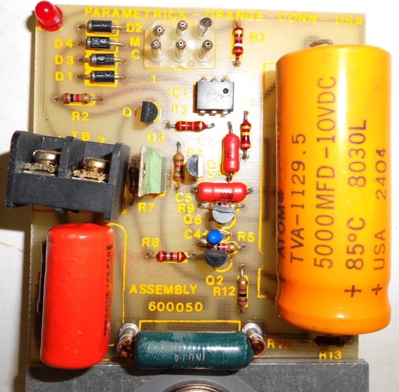 PARAMETRICS 600189B DRIVE MODULE CIRCUIT BOARD
