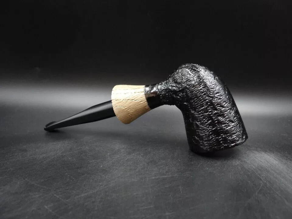 TURKIEWICZ BLACK OAK (MORTA) HAND MADE CALABASH PIPE 78