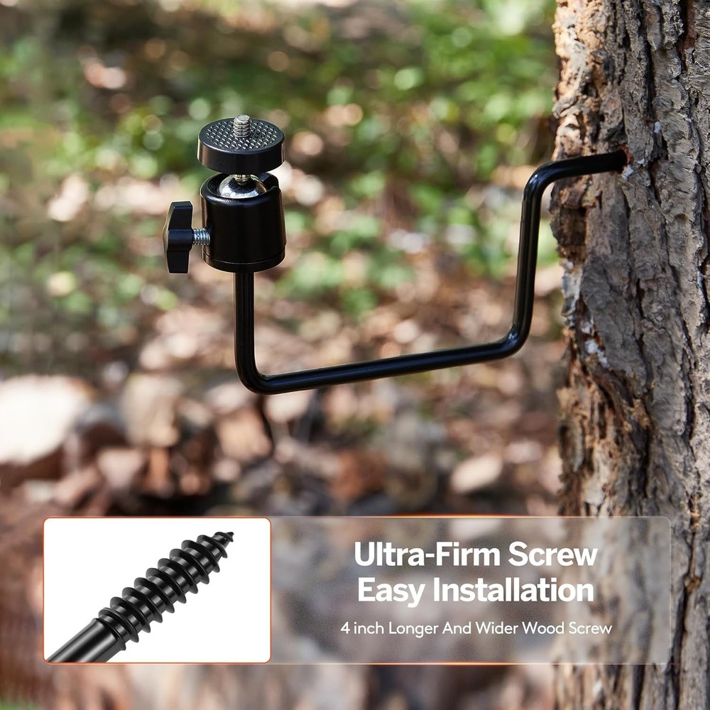 360° Adjustable Trail Camera Mounts - Durable, Tool-Free Installation