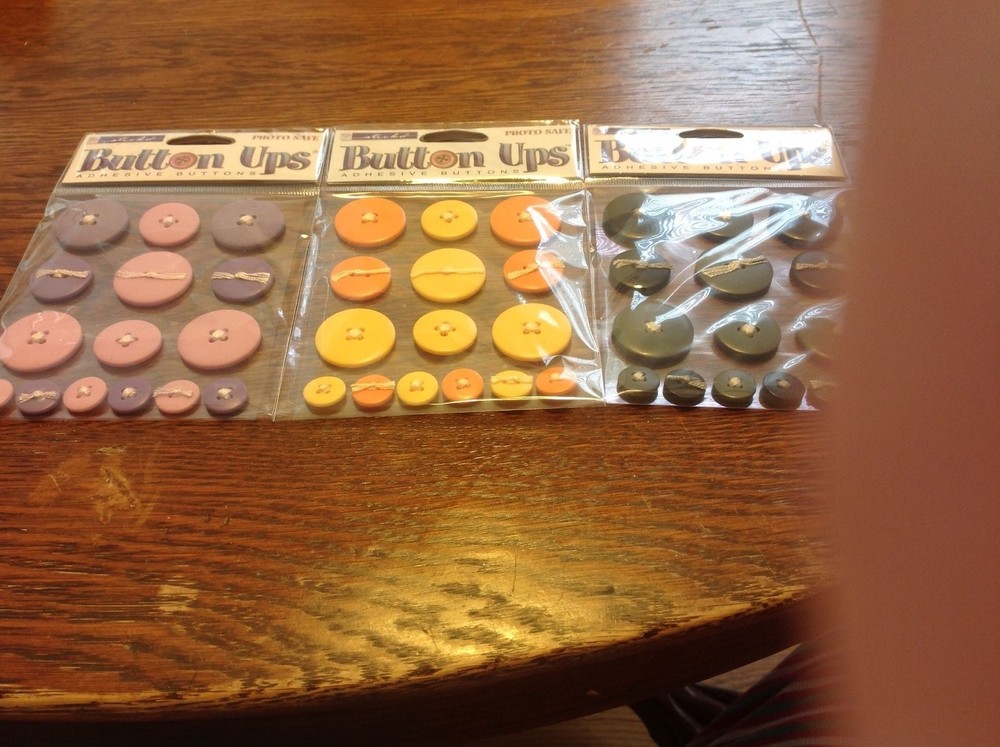 Scrapbooking embellishments buttons