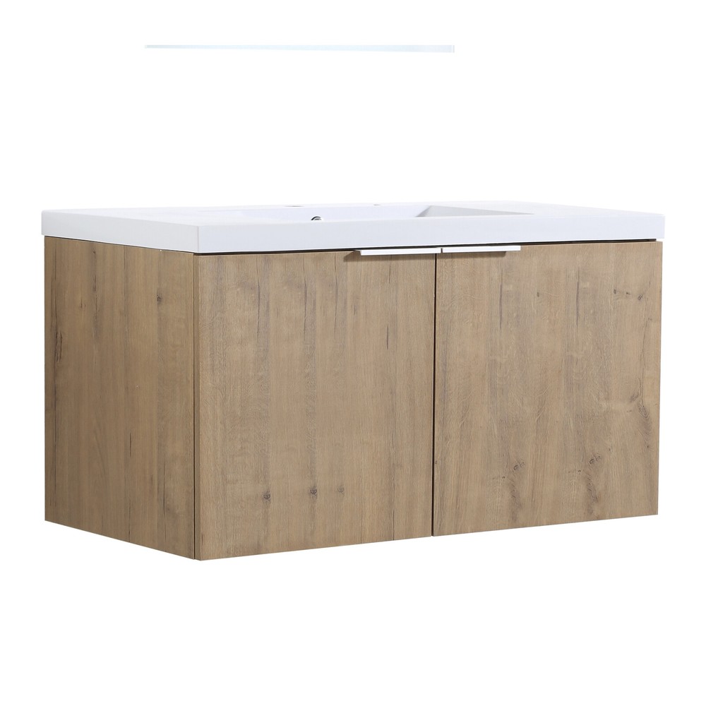 24" 30" 36" Bathroom Vanity Wall Mount Cabinet Float Mounting Design With Sink