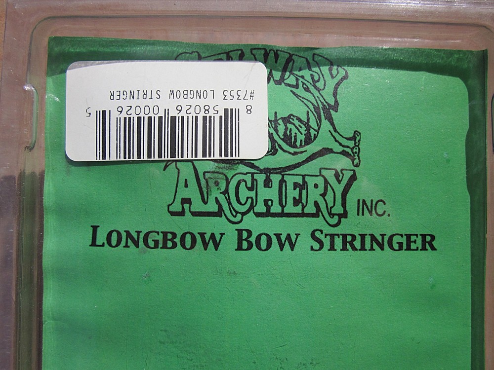 Selway Traditional LONGBOW Stringer NEW SEALED
