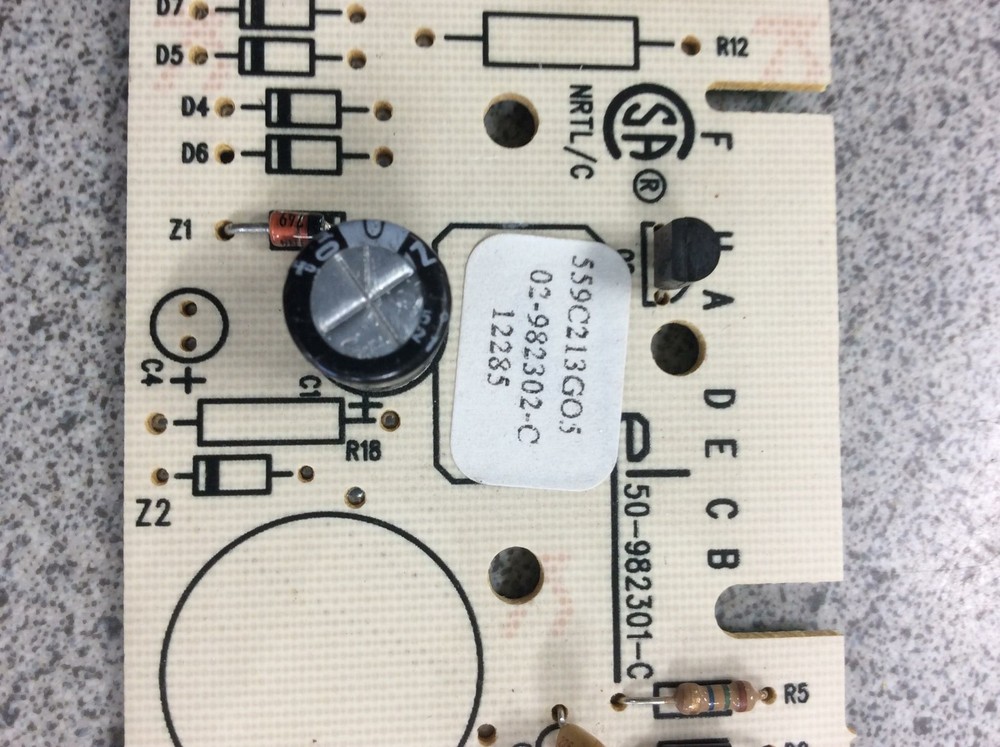 GE Dryer Control Board part# 559c213g05