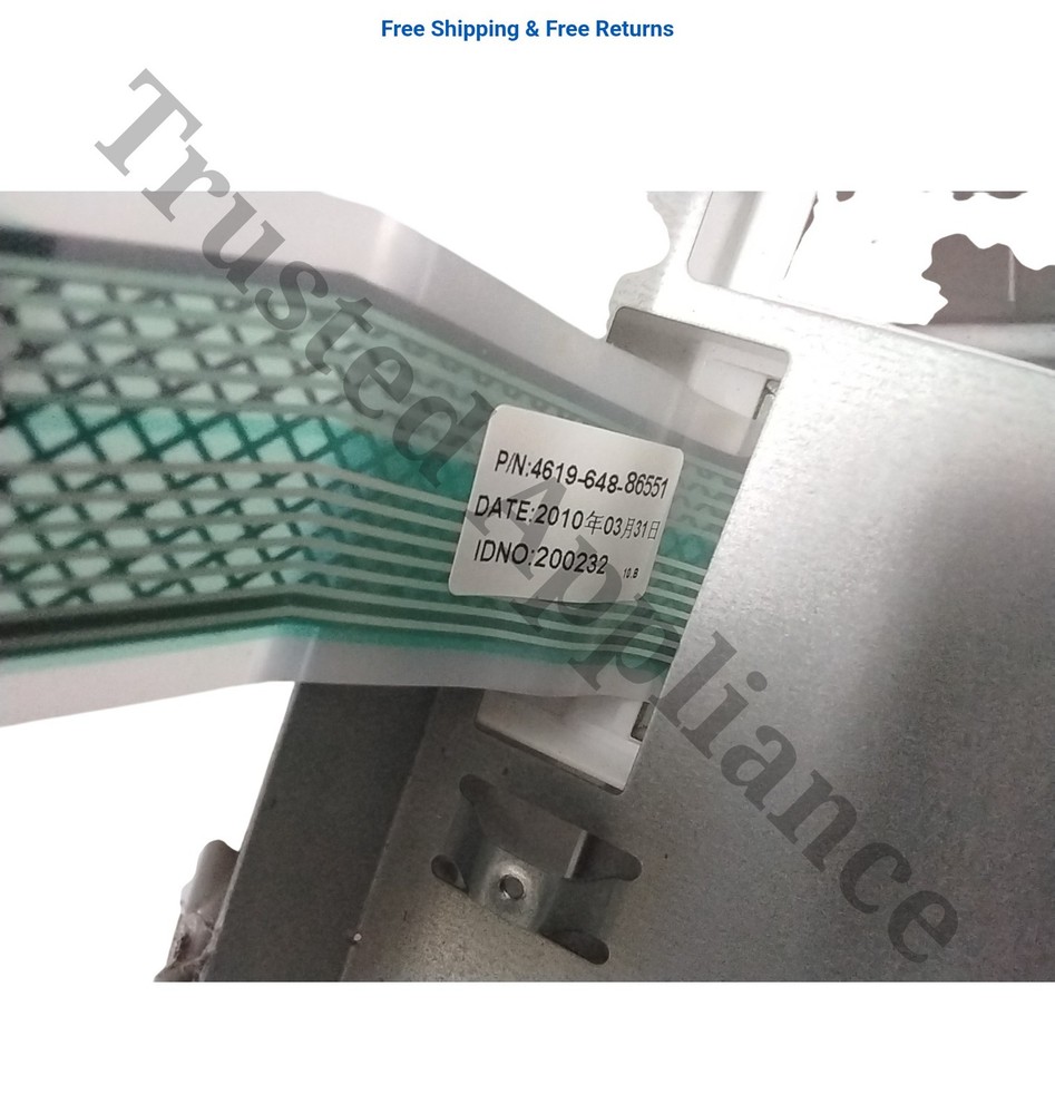 Microwave Control Panel Console 4619-648-86551 White white