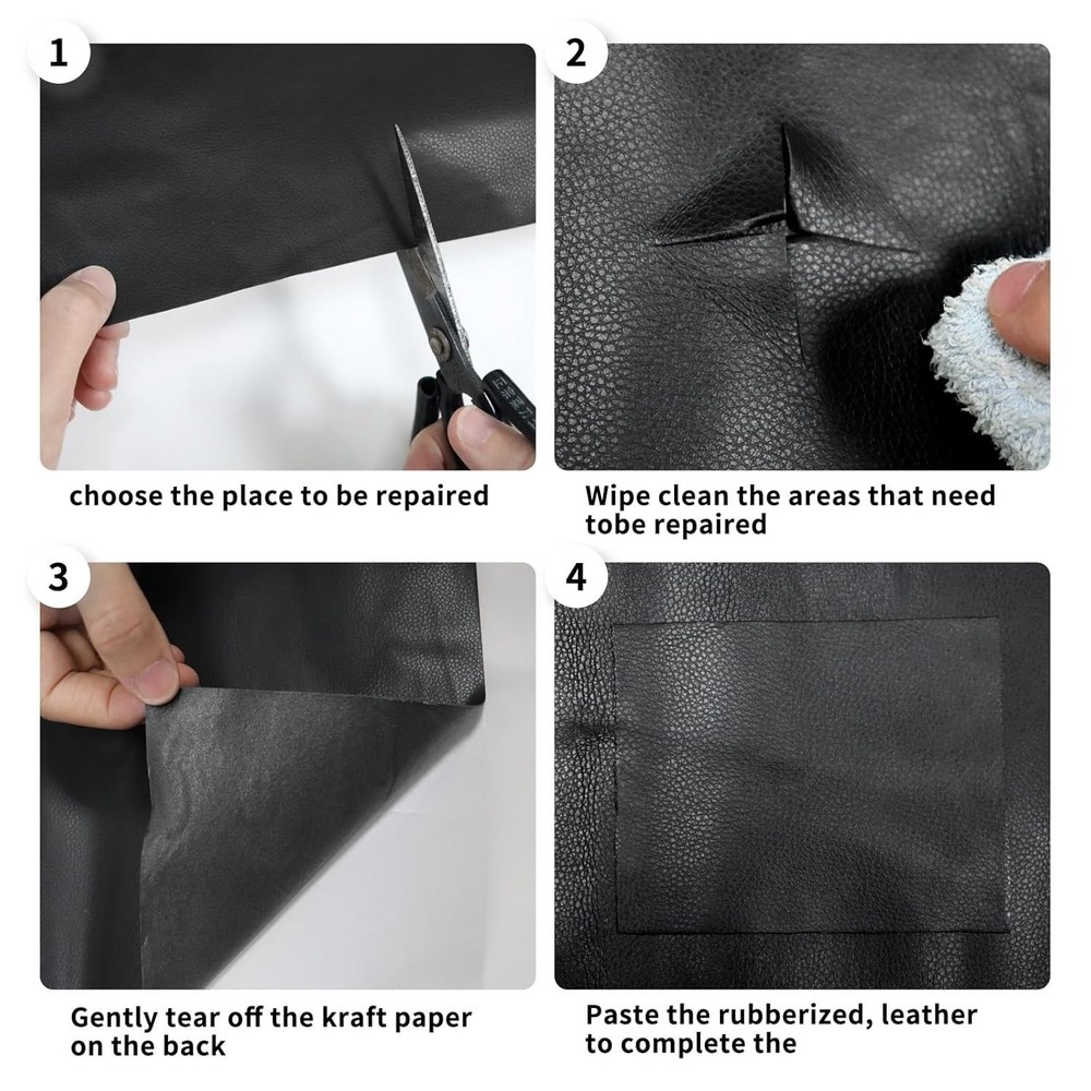 Self-Adhesive Leather Patch Repair Kit
