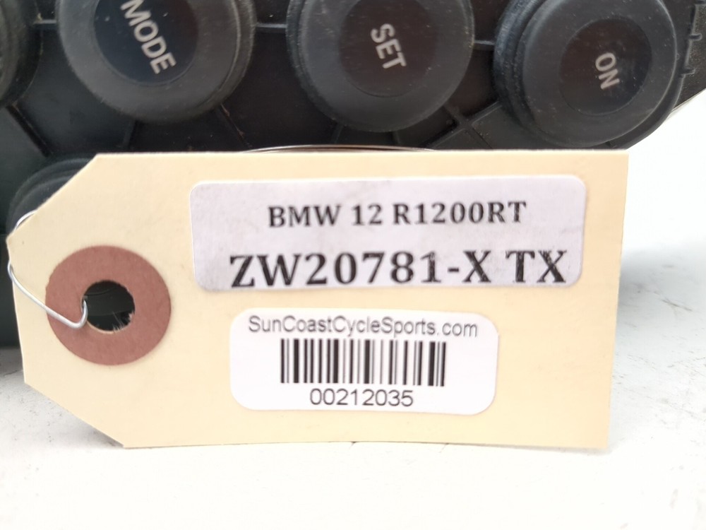 10-13 BMW R1200RT Premium Front Left Audio Control Switch Panel Button Toggle