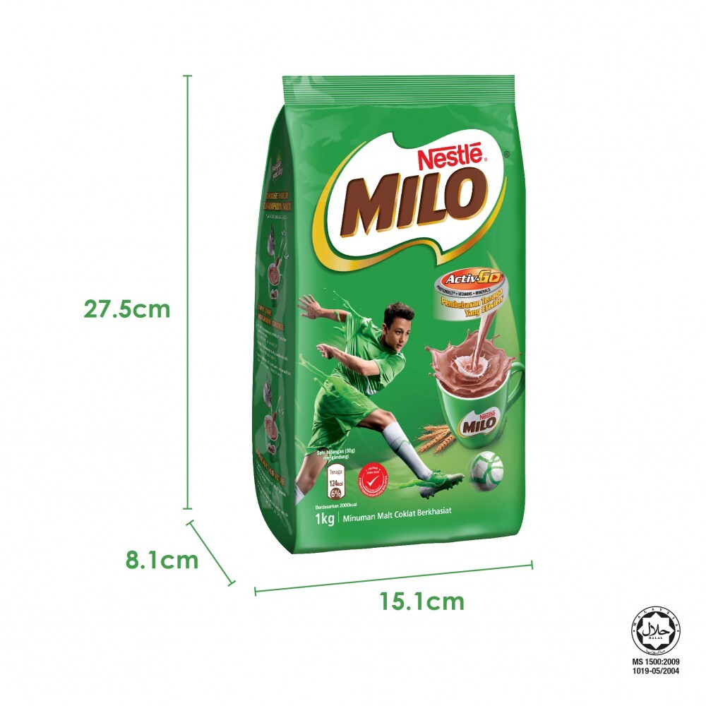 HALAL MILO 1KG FROM MALAYSIA