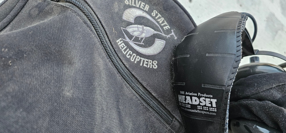 AVCOMM Silver State Helicopters Aviation Headset