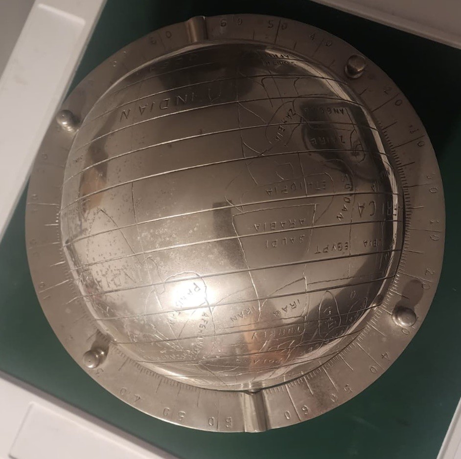 ALUMINIUM GLOBE By Old Modern Handicraft