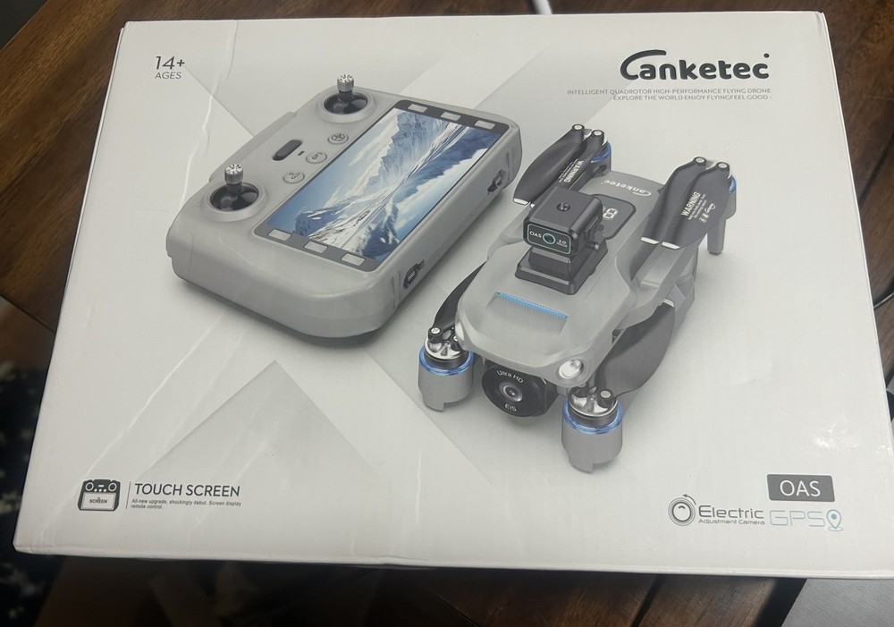 Canketec Intelligent Quadrotor Drone W/ GPS Function Remote Touchscreen Control