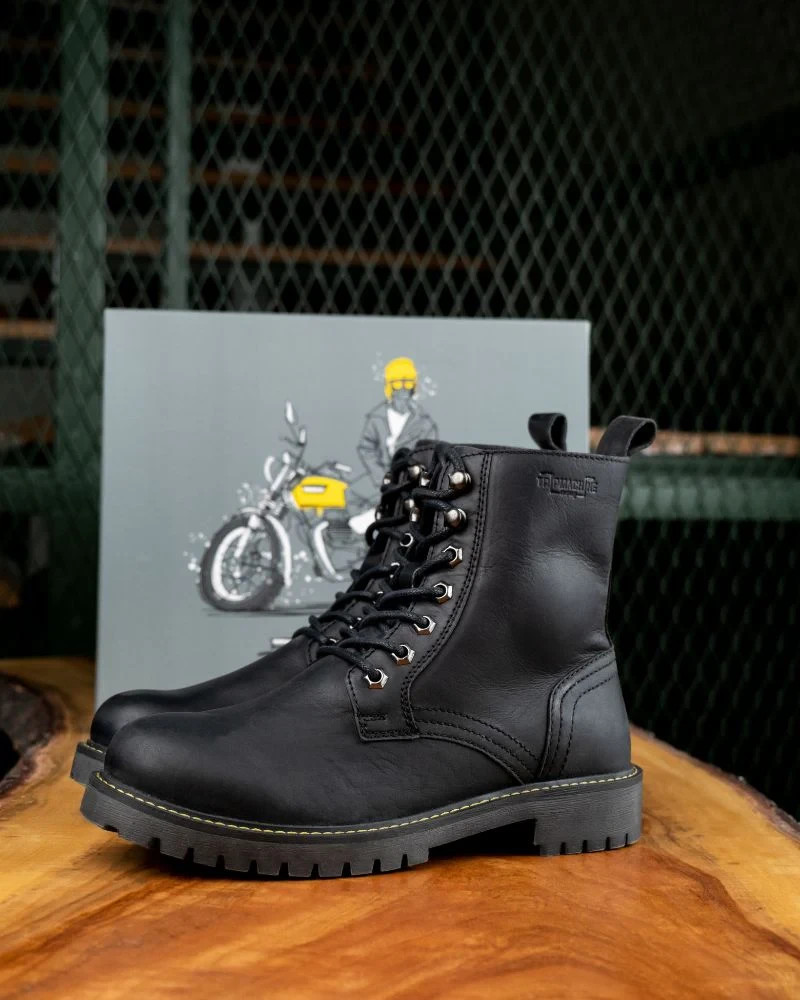 Trip Machine Boots Derby BTDS43 Dark Shadow Black Size 43