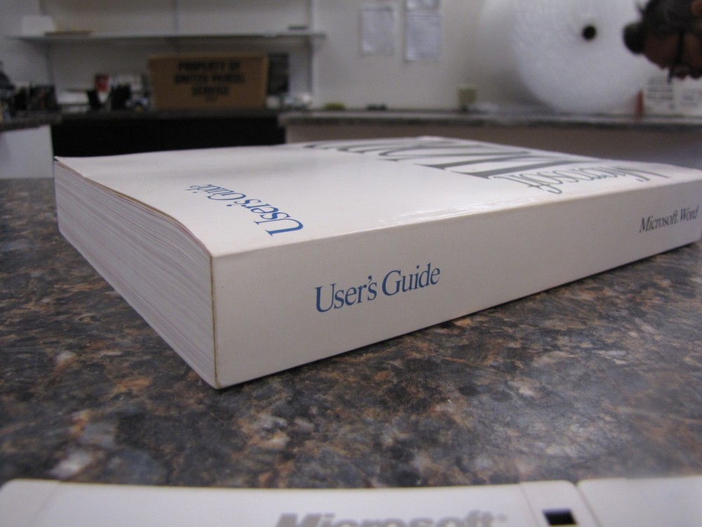 Microsoft Word 5.0 Version Software -Apple Macintosh Series w/ User Guide -NA20