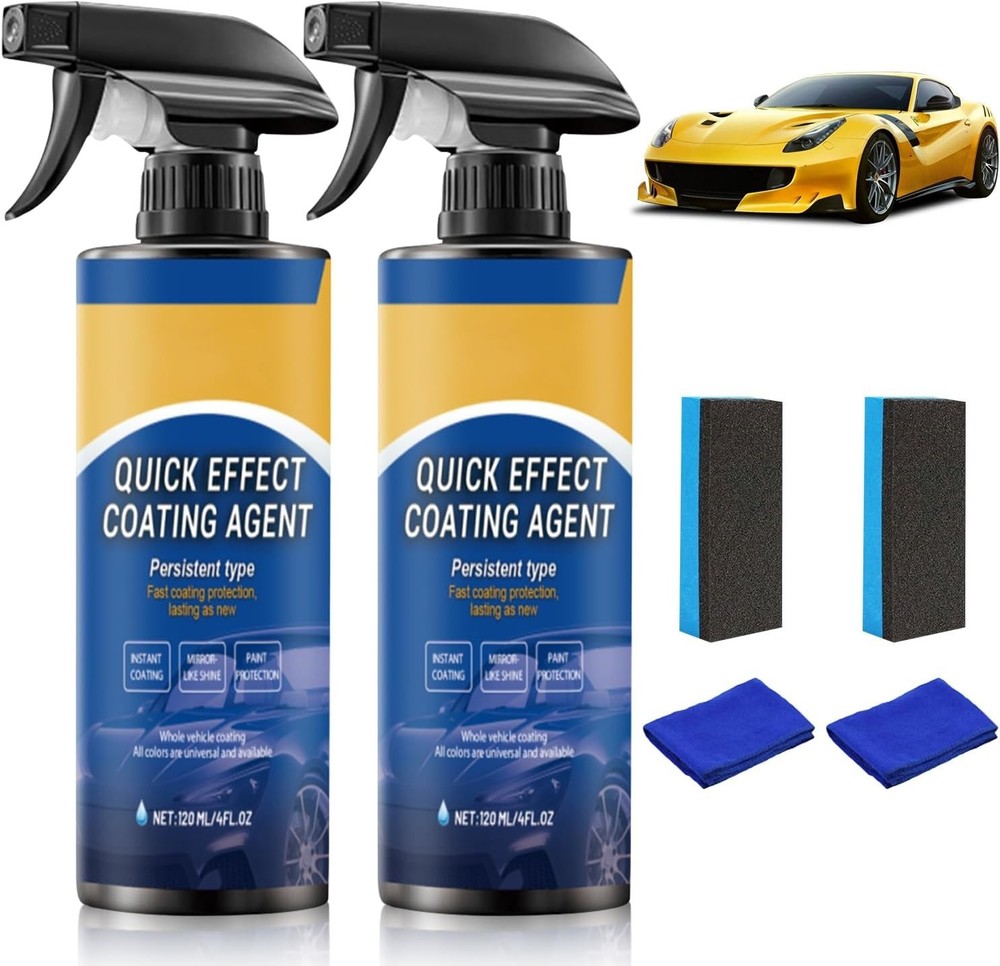 Advanced Car Quick-Acting Coating Agent Spray, Car Coating Spray, Quick Effect