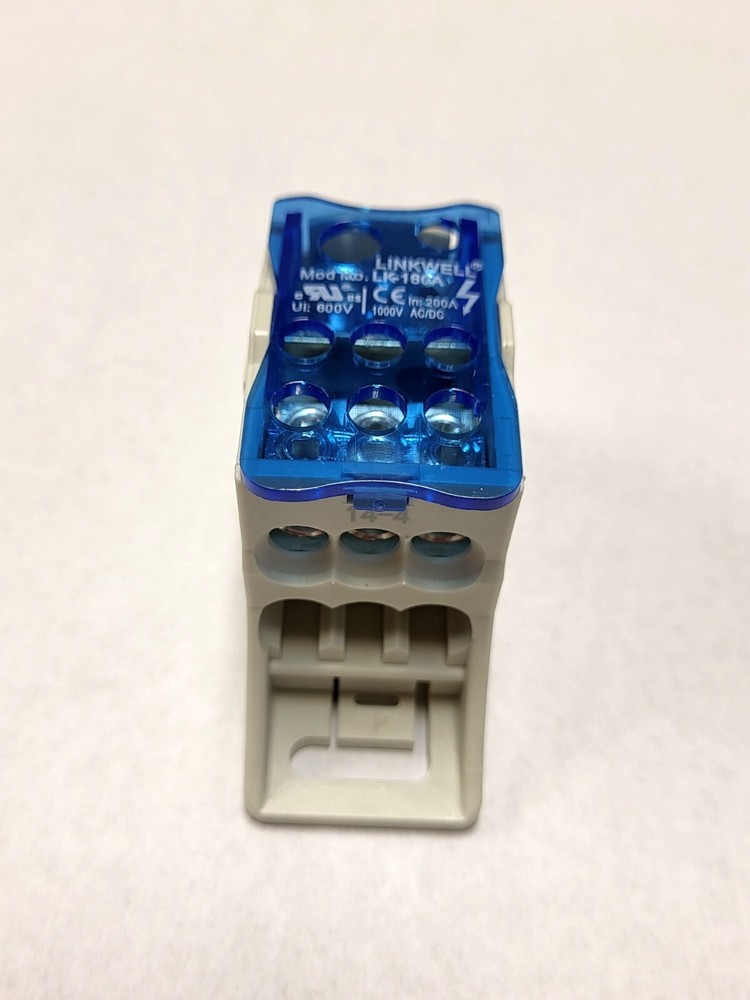 200 Amp Single Pole Power Distribution Block – 2 In/6 Out