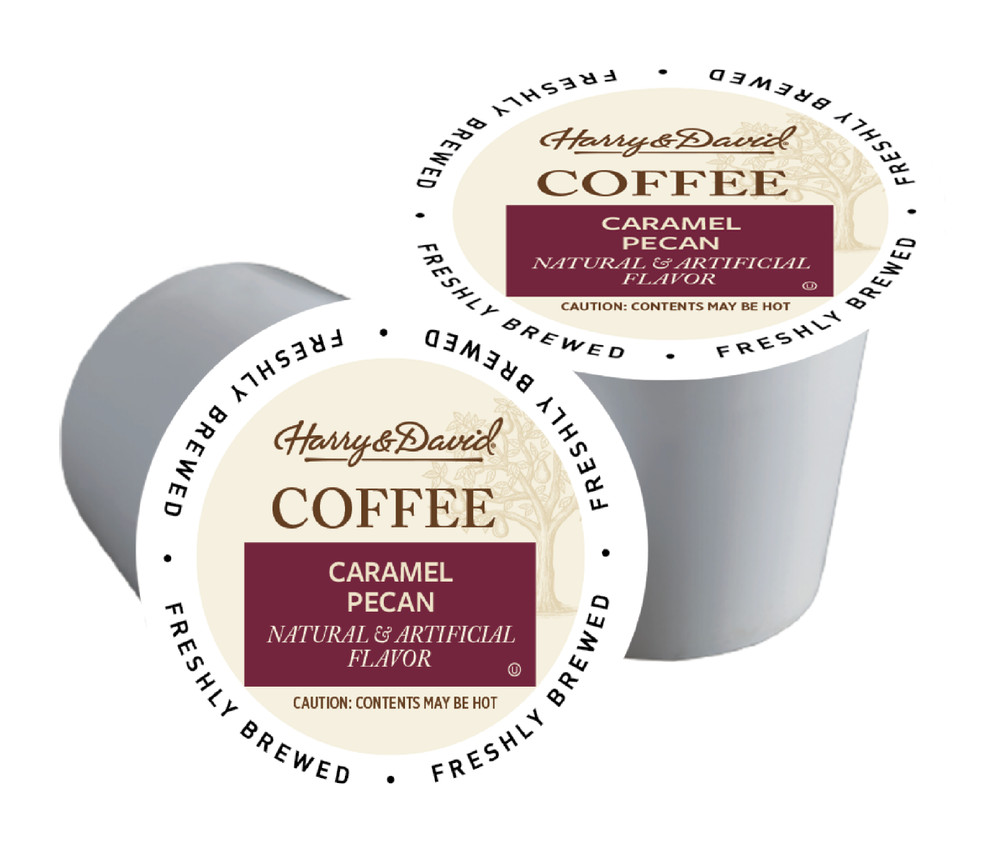 Harry & David Coffee Combo, Caramel Pecan, Maple Vanilla 2/18 ct boxes
