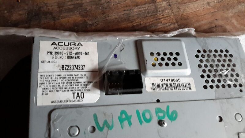 Info-GPS-TV Screen Display Screen Dash Navigation Upper Fits 07-09 MDX 8376443
