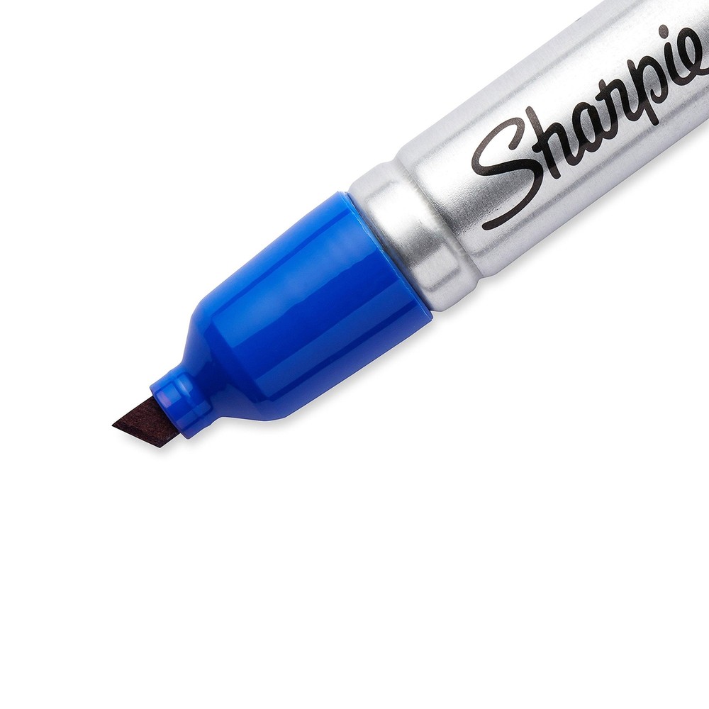 Sharpie 15003 King Size Permanent Marker, Blue, 12-Pack