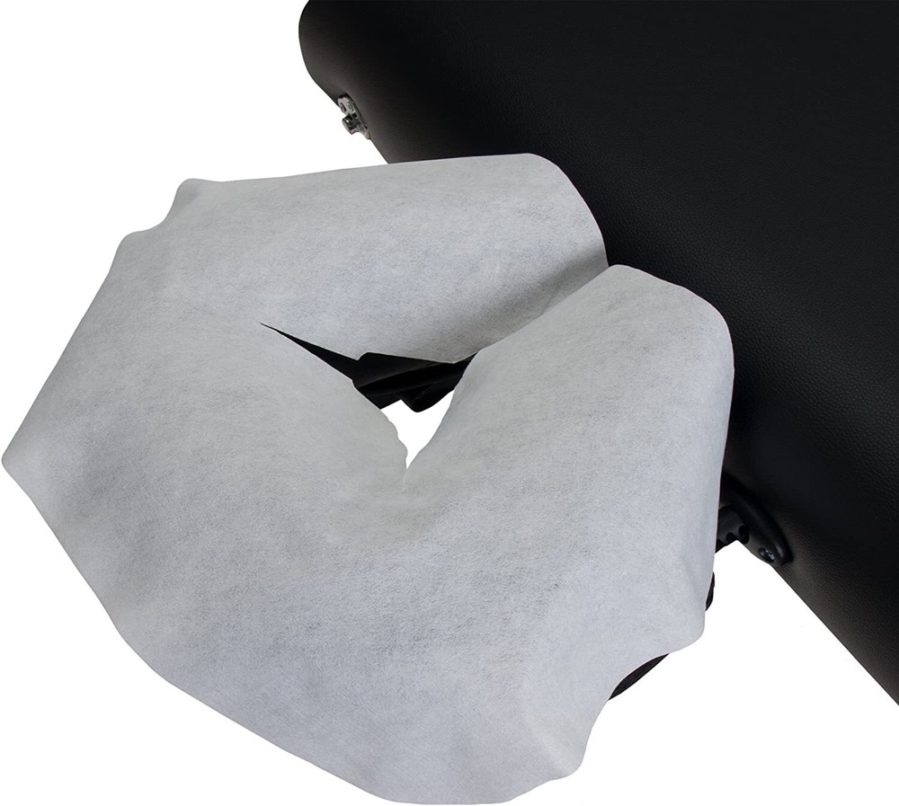 100 Massage Table Disposable Face Cradle Headrest Cover Sheets NEW
